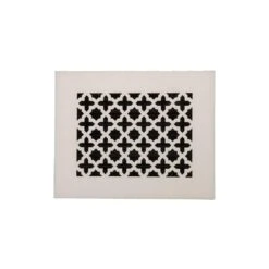 Victorian, 8 In. X 6 In. White/Powder Coat, Steel Floor Vent With Opposed Blade Damper -Fire Place Store whites steelcrest registers grilles tvi8x6swhn a0 1000