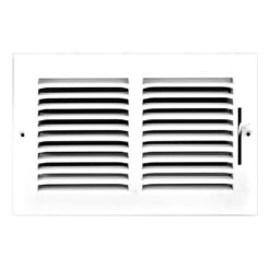 10 In. X 6 In. 1-Way Down Side Wall/Ceiling Register