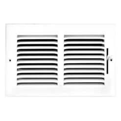 12 In. X 6 In. 1-Way Down Side Wall/Ceiling Register