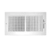 6 In. X 4 In. Steel 2 Way Wall/Ceiling Register