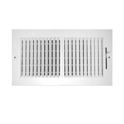 6 In. X 4 In. Steel 2 Way Wall/Ceiling Register