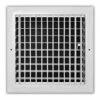 10 In. X 10 In. Adjustable 1-Way Wall/Ceiling Register