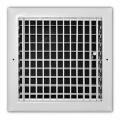 10 In. X 10 In. Adjustable 1-Way Wall/Ceiling Register