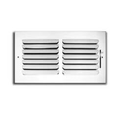 8 In. X 6 In. 1-Way Fixed Curved Blade Wall/Ceiling Register