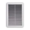 20 In. X 30 In. White Aluminum Fixed Bar Return Air Filter Grille