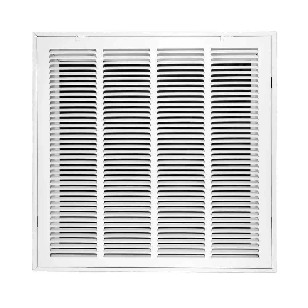 30 In. Wide X 20 In. High (Takes 2 In. Thick Filter) Return Air Filter Grille Of Steel In White 1 30 In. Wide X 20 In. High (Takes 2 In. Thick Filter) Return Air Filter Grille Of Steel In White