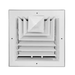 08 In. X 08 In. Aluminum 3-Way Diffuser/Register/Grille For Air Supply