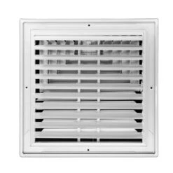 12 In. X 12 In. Aluminum 3-Way Diffuser/Register/Grille For Air Supply 10 12 In. X 12 In. Aluminum 3-Way Diffuser/Register/Grille For Air Supply -Fire Place Store whites venti air registers grilles ha3d12 44 1000