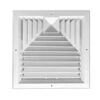 12 In. X 12 In. Aluminum 3-Way Diffuser/Register/Grille For Air Supply