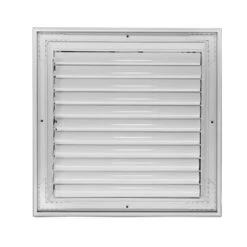 12 In. X 12 In. Aluminum 4-Way Diffuser/Register/Grille For Air Supply -Fire Place Store whites venti air registers grilles ha4d12 1f 1000