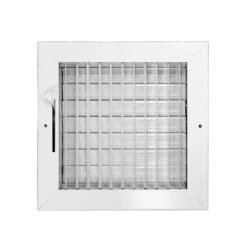 10 In X 10 In Adjustable, Single Deflection, 1 Way Supply Register For Duct Opening 10 In W X 10 In H