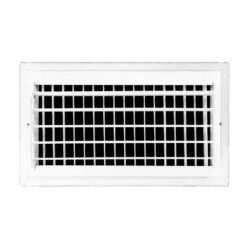 12 In X 8 In Adjustable, Single Deflection, 1 Way Supply Register For Duct Opening 12 In W X 8 In H -Fire Place Store whites venti air registers grilles har1208 44 1000