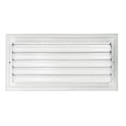 14 In X 8 In Adjustable, Single Deflection, 1 Way Supply Register For Duct Opening 14 In W X 8 In H -Fire Place Store whites venti air registers grilles har1408 1f 1000