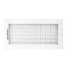 14 In X 8 In Adjustable, Single Deflection, 1 Way Supply Register For Duct Opening 14 In W X 8 In H