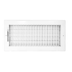 14 In X 8 In Adjustable, Single Deflection, 1 Way Supply Register For Duct Opening 14 In W X 8 In H