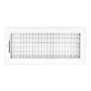 16 In X 8 In Adjustable, Single Deflection, 1 Way Supply Register For Duct Opening 16 In W X 8 In H