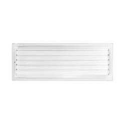 20 In. Wide X 8 In. High Adjustable, Single Deflection, 1 Way Supply Register For Duct Opening 20 In. W X 8 In. H -Fire Place Store whites venti air registers grilles har2008 1f 1000