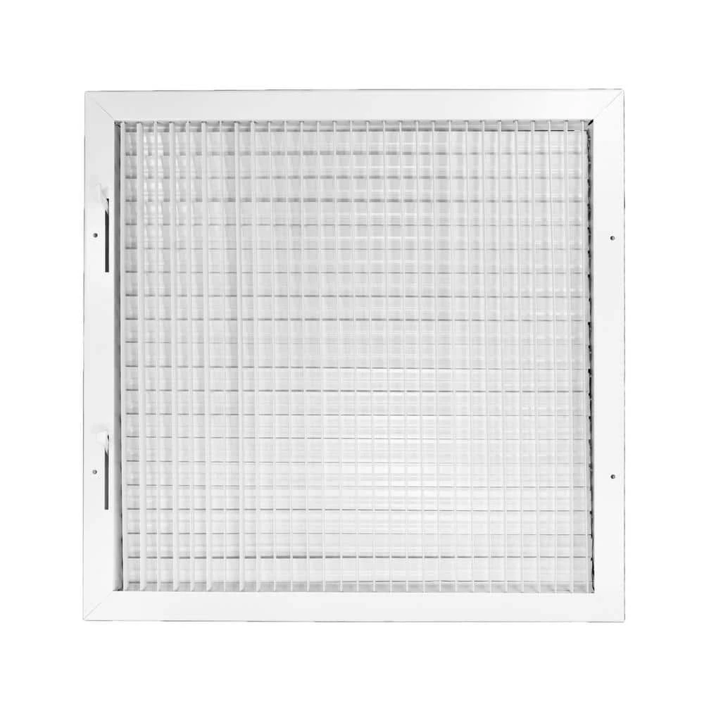 24 In. X 24 In Adjustable, Single Deflection, 1 Way Supply Register For Duct Opening 24 In. W X 24 In. H 1 24 In. X 24 In Adjustable, Single Deflection, 1 Way Supply Register For Duct Opening 24 In. W X 24 In. H