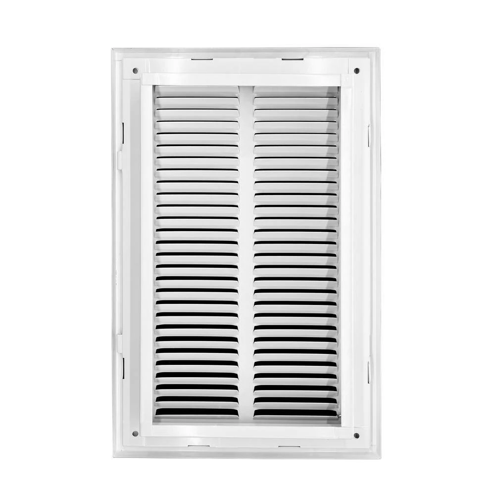 8 In. Wide X 14 In. High Return Air Filter Grille Of Steel In White 4 8 In. Wide X 14 In. High Return Air Filter Grille Of Steel In White - Image 4