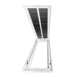 8 In. Wide X 24 In. High Return Air Filter Grille Of Steel In White -Fire Place Store whites venti air registers grilles hfg0824 44 1000