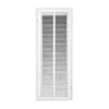 10 In. Wide X 30 In. High Return Air Filter Grille Of Steel In White