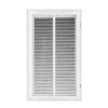 14 In. Wide X 25 In. High Return Air Filter Grille Of Steel In White