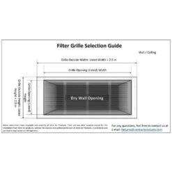 14 In. Wide X 25 In. High Return Air Filter Grille Of Steel In White -Fire Place Store whites venti air registers grilles hfg1425 c3 1000