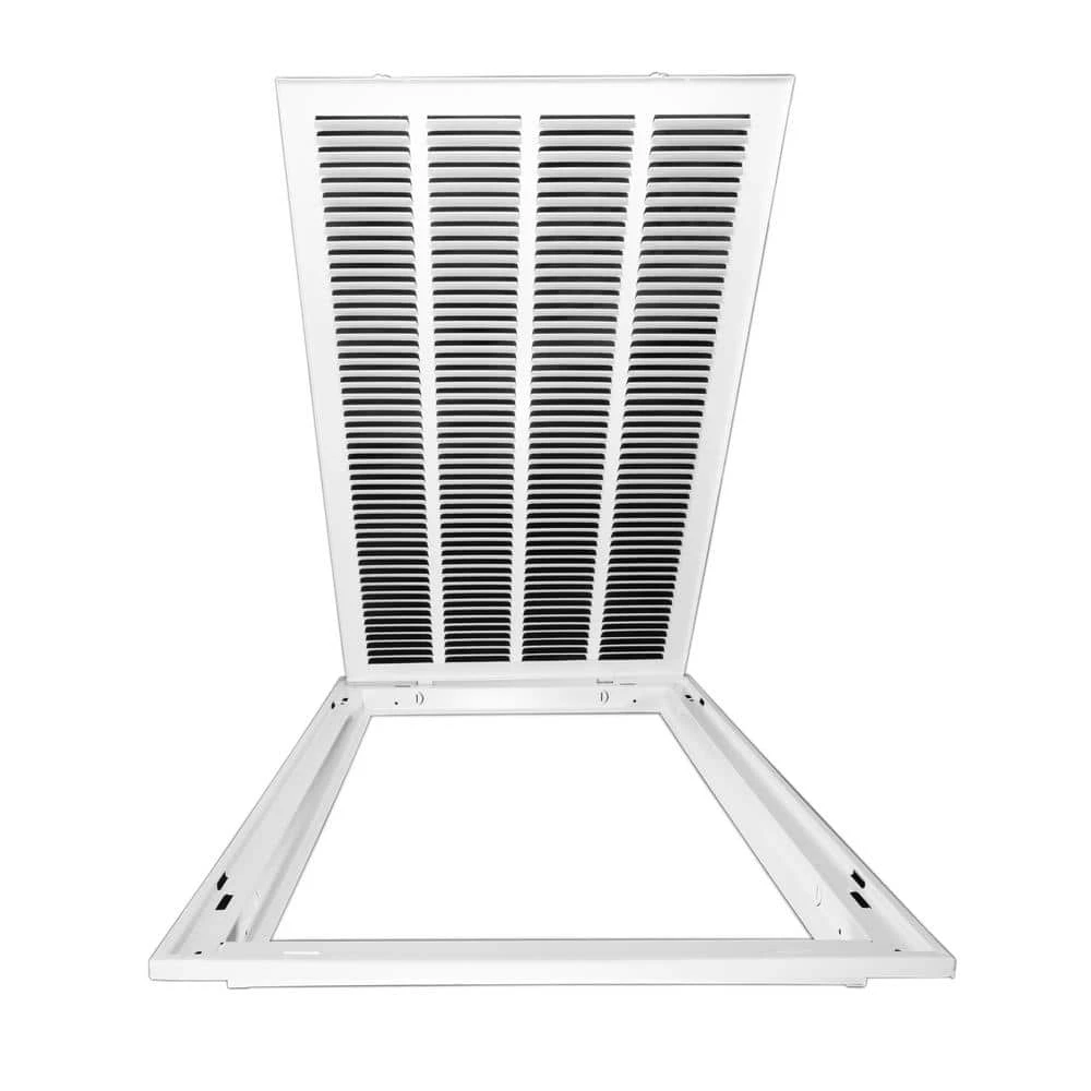 16 In. Wide X 30 In. High Return Air Filter Grille Of Steel In White 5 16 In. Wide X 30 In. High Return Air Filter Grille Of Steel In White - Image 5