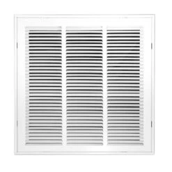 18 In. X 18 In. High Return Air Filter Grille With MERV 11 Filter Pre-Installed -Fire Place Store whites venti air registers grilles hfg1818f 1f 1000