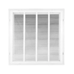 20 In. X 20 In. High Return Air Filter Grille With MERV 11 Filter Pre-Installed -Fire Place Store whites venti air registers grilles hfg2020f 1f 1000