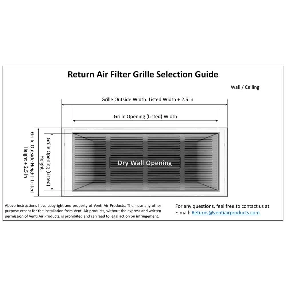 20 In. X 30 In. High Return Air Filter Grille With MERV 11 Filter Pre-Installed 2 20 In. X 30 In. High Return Air Filter Grille With MERV 11 Filter Pre-Installed - Image 2