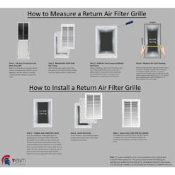 24 In. X 12 In. High Return Air Filter Grille With MERV 11 Filter Pre-Installed 9 24 In. X 12 In. High Return Air Filter Grille With MERV 11 Filter Pre-Installed -Fire Place Store whites venti air registers grilles hfg2412f 4f 1000
