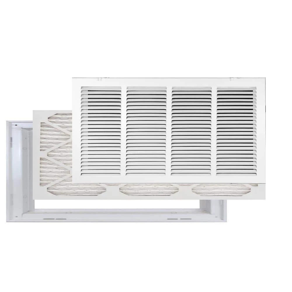 24 In. X 12 In. High Return Air Filter Grille With MERV 11 Filter Pre-Installed 1 24 In. X 12 In. High Return Air Filter Grille With MERV 11 Filter Pre-Installed