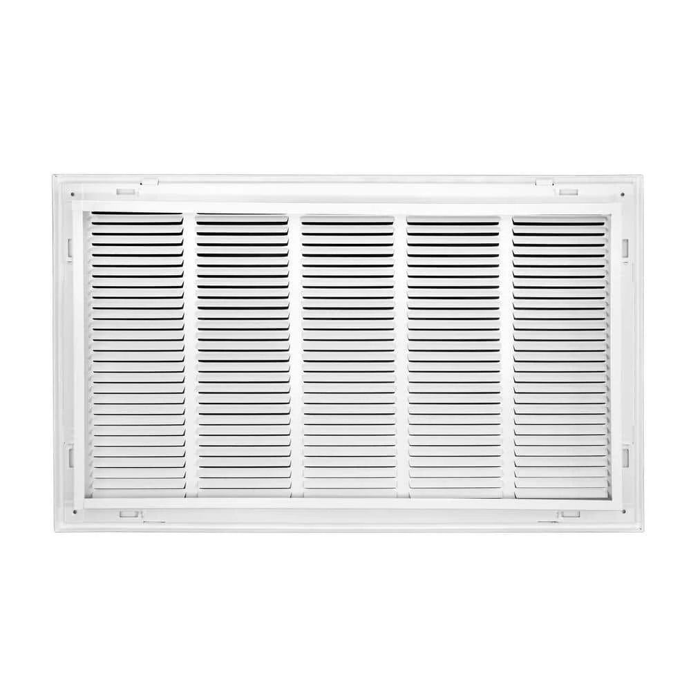25 In. Wide X 14 In. High Return Air Filter Grille Of Steel In White 4 25 In. Wide X 14 In. High Return Air Filter Grille Of Steel In White - Image 4