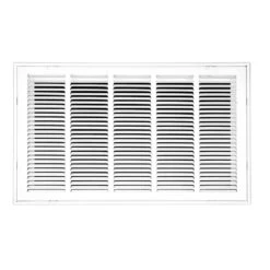 25 In. X 14 In. High Return Air Filter Grille With MERV 11 Filter Pre-Installed -Fire Place Store whites venti air registers grilles hfg2514f 1f 1000