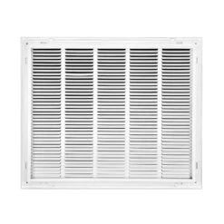 25 In. Wide X 20 In. High Return Air Filter Grille Of Steel In White 10 25 In. Wide X 20 In. High Return Air Filter Grille Of Steel In White -Fire Place Store whites venti air registers grilles hfg2520 1f 1000