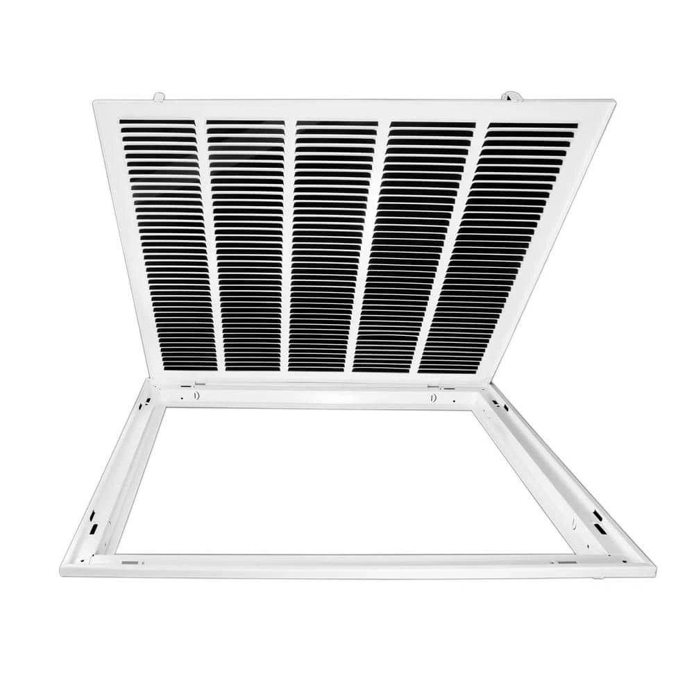 25 In. Wide X 20 In. High Return Air Filter Grille Of Steel In White 5 25 In. Wide X 20 In. High Return Air Filter Grille Of Steel In White - Image 5