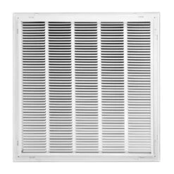 25 In. X 25 In. Square Return Air Filter Grille Of Steel In White 10 25 In. X 25 In. Square Return Air Filter Grille Of Steel In White -Fire Place Store whites venti air registers grilles hfg2525 1f 1000