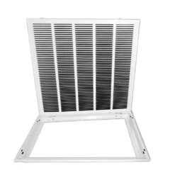 25 In. X 25 In. Square Return Air Filter Grille Of Steel In White 11 25 In. X 25 In. Square Return Air Filter Grille Of Steel In White -Fire Place Store whites venti air registers grilles hfg2525 44 1000