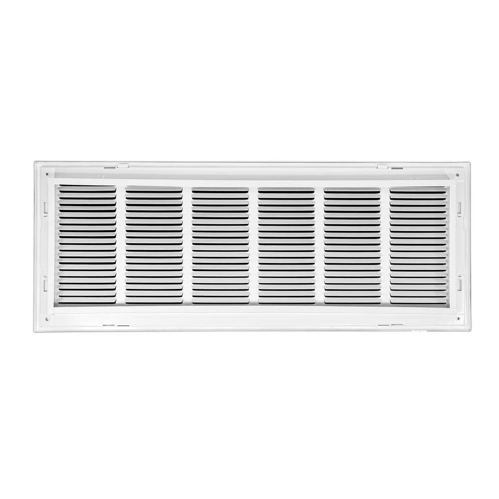 30 In. Wide X 14 In. High Return Air Filter Grille Of Steel In White 4 30 In. Wide X 14 In. High Return Air Filter Grille Of Steel In White - Image 4