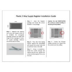 10 In X 8 In White Plastic 3 Way Supply Register For Duct Opening 10 In W X 8 In H 8 10 In X 8 In White Plastic 3 Way Supply Register For Duct Opening 10 In W X 8 In H -Fire Place Store whites venti air registers grilles hps1008 4f 1000