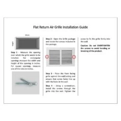 16 In. X 6 In. Return Air Steel Grille In White -Fire Place Store whites venti air registers grilles hrg1606 4f 1000