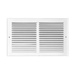 16 In. X 8 In. Return Air Steel Grille In White -Fire Place Store whites venti air registers grilles hrg1608 1f 1000