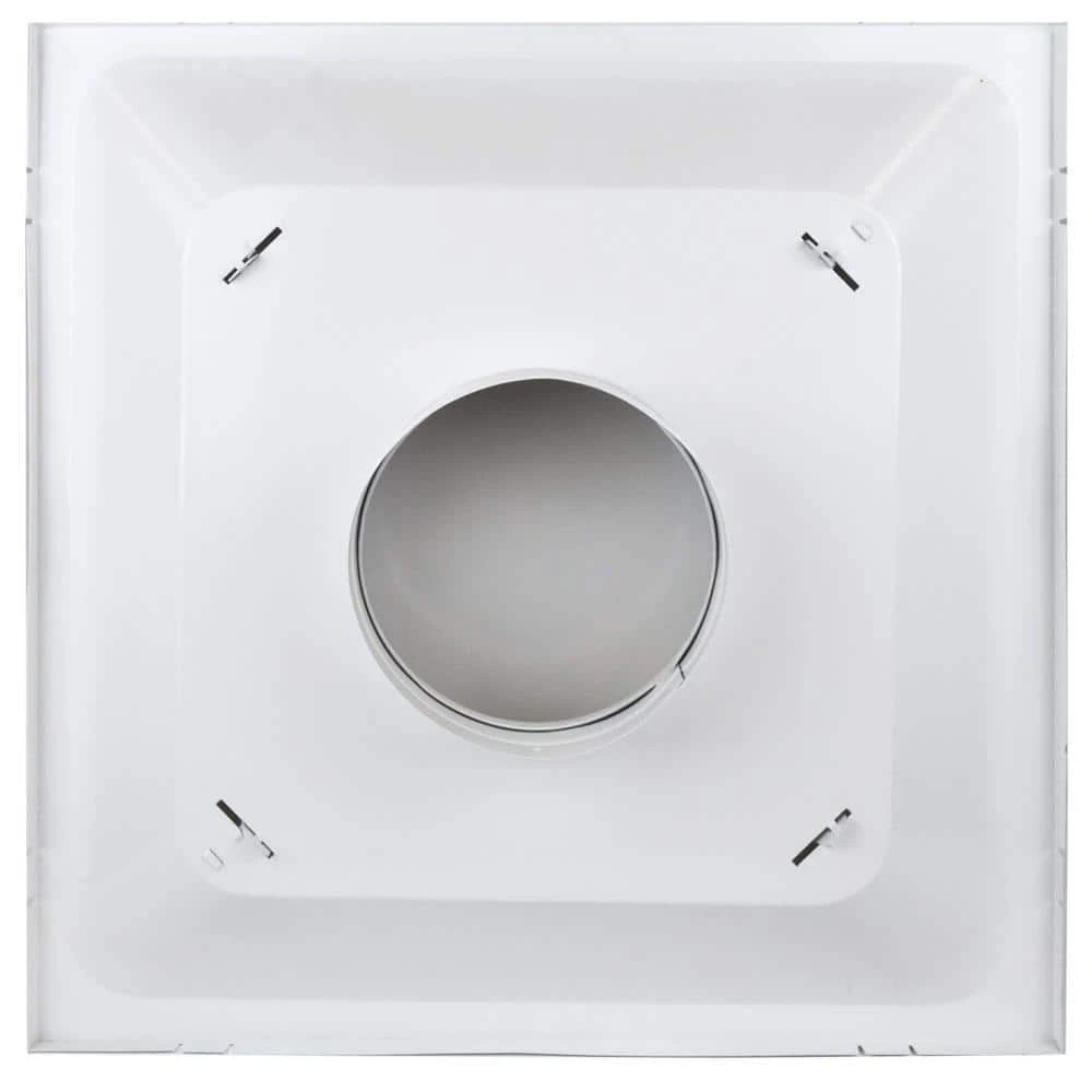 24 In X 24 In T-Bar Drop Ceiling Lay In Plaque 1 Cone Supply Diffuser With Round 14 In Collar/neck 2 24 In X 24 In T-Bar Drop Ceiling Lay In Plaque 1 Cone Supply Diffuser With Round 14 In Collar/neck - Image 2
