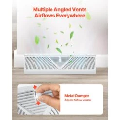 Floor Registers 18 In. X 5 In. Steel Diffuser Register In White 10-Pack Baseboard Registers Heavy-Duty Floor Vents 11 Floor Registers 18 In. X 5 In. Steel Diffuser Register In White 10-Pack Baseboard Registers Heavy-Duty Floor Vents -Fire Place Store whites vevor registers grilles tjxtfkt18inc3rte0v0 1f 1000