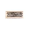 Interwoven 4 In. X 12 In. Steel Floor Register In Brushed Gold